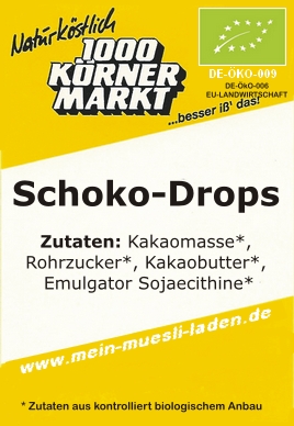 Schoko-Drops, Bio <b>1.000g</b>